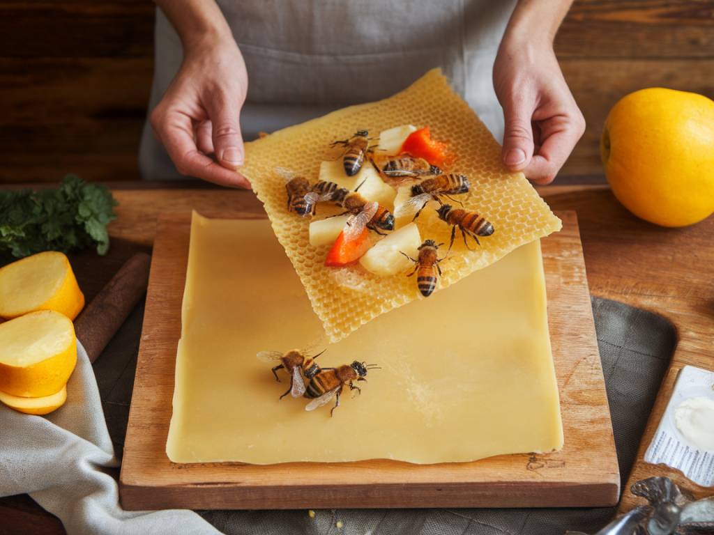 Fabriquer son propre film alimentaire réutilisable avec de la cire d’abeille